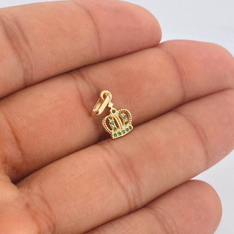 Dije Corona 0.8gr / 1.8cm / Oro Amarillo 18K &