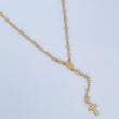 Rosario Virgen Milagrosa 6.05gr / 49.5cm / Oro Amarillo 18K &