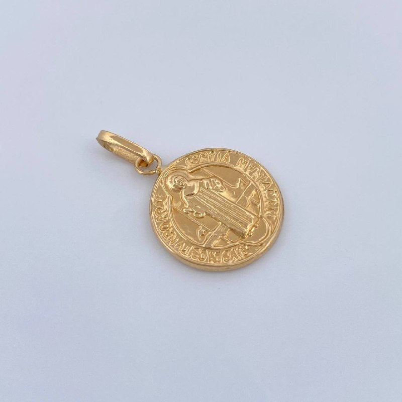 Dije San Benito 0.9gr / 2.3cm / Oro Amarillo 18K &