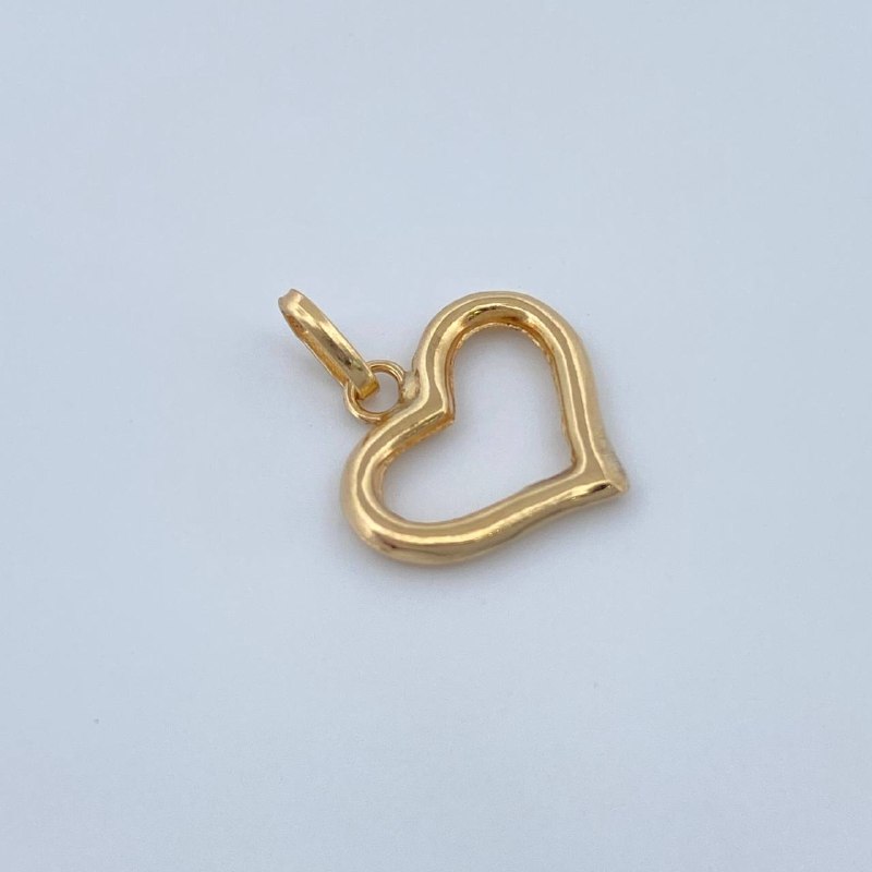 Dije Corazon Silueta 0.45gr / 1.6cm / Oro Amarillo 18K &