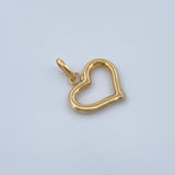 Dije Corazon Silueta 0.45gr / 1.6cm / Oro Amarillo 18K &