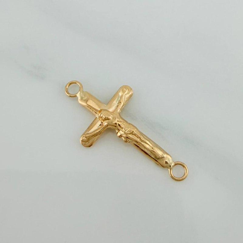 Herraje Cruz Cristo 0.9gr / 2.6cm / Oro Amarillo 18K %