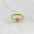 Anillo Trebol 1.6 g / T6 3/4 Oro Amarillo 18K