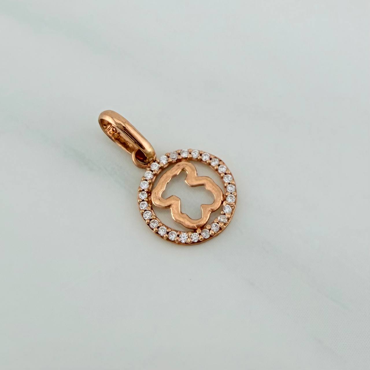 Dije Silueta Oso Ts 0.4gr / 1.4cm / Oro Amarillo 18K %