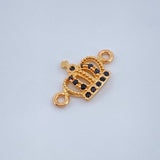 Herraje Corona 0.65gr / 1.5cm / Oro Amarillo 18K &