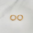 Candongas Aro Lisa 1.05 g / 1 cm Oro Amarillo 18K