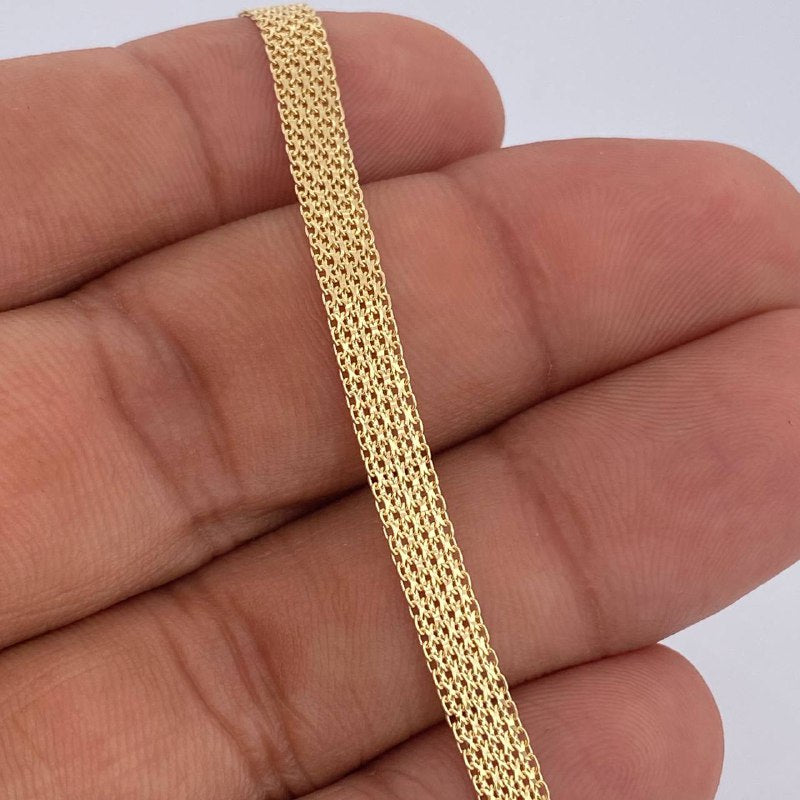 Pulso China 3.15gr / 18.1cm / Oro Amarillo +1 14K Italy &