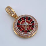 Dije Ruleta 6.45gr / 3.1cm / Tres Oros 18K $