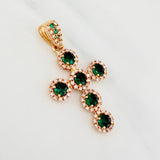 Dije Cruz Tupida 4.5 g / 3.8 cm Oro Amarillo 18K