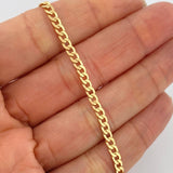 Pulso Cubano 2.8gr / 18.8cm / 3.1mm Oro Amarillo +1 18K &