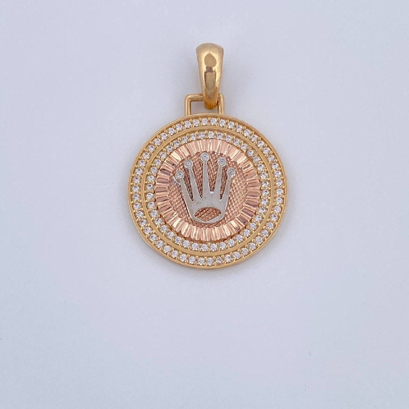 Dije Corona Rx 4.45gr / 3cm / Oro 18K &