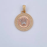 Dije Corona Rx 4.45gr / 3cm / Oro 18K &