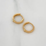 Candongas Aro Lisa 1.75 g / 1.3 cm Oro Amarillo 18K