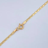 Cadena Escalera Plana 4.55gr / 60cm / Oro Amarillo +3 18K $