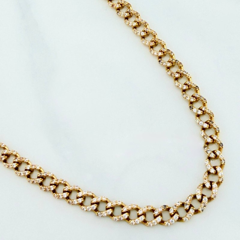 Cadena Cubana 20 g / 50.7 cm / 4.9 mm Oro Amarillo 18K