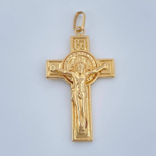 Dije Cruz Cristo 2.65gr / 4.2cm / Oro Amarillo 18K &