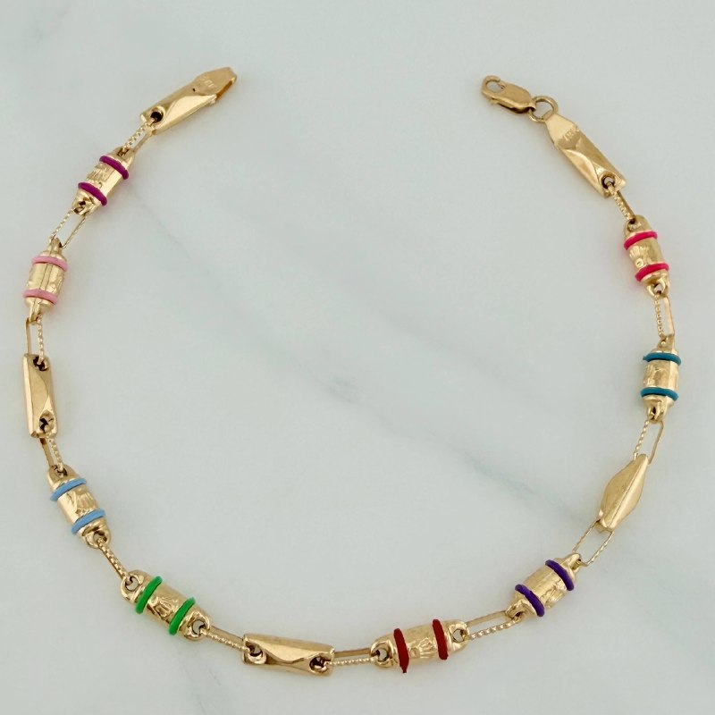 Pulso Rustico Corona 4.8 g / 20.9 cm / 4 mm Oro Amarillo 18K