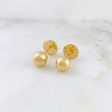 Topos Bola Lisa 0.85 g / 7 mm Oro Amarillo 18K
