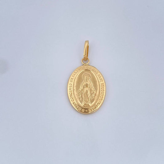Dije Virgen Milagrosa 1gr / 2.9cm / Oro Amarillo 18K &