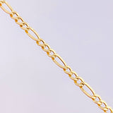 Pulso Fígaro 2.2g / 19.5cm / 4.4mm Oro Amarillo 18K