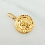Dije San Benito 1.5 g / 2.6 cm Oro Amarillo 18K