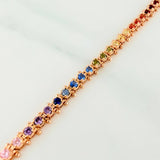 Pulso Tennis 10.5 g / 19.4 cm / 4.3 mm Oro Rosa 18K