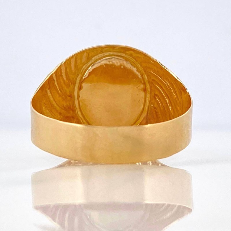 Anillo Herradura Caballo 3.95 g / T11 1/2 Oro Amarillo 18K