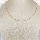 Cadena Militar 2.45gr / 61.5cm / Oro Amarillo +3 18K %