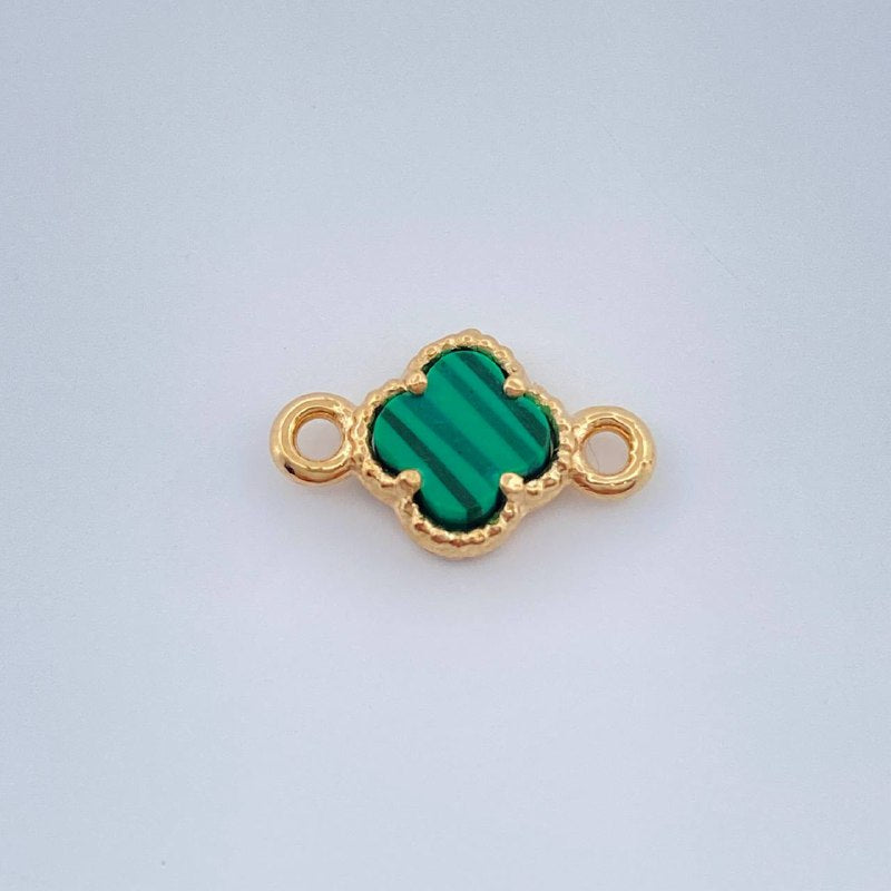 Herraje Trebol 0.65gr / 1.2cm / Oro Amarillo 18K &