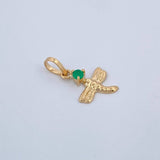 Dije Libelula GD 0.3gr / 1.6cm / Oro Amarillo 18K &