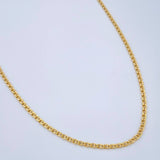 Cadena Escalera 2gr / 45.5cm / Oro Amarillo +3 18K $