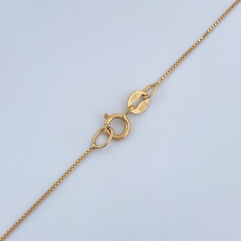 Set Cadena y Dije Veneciana + Silueta Corazon 1.5gr / Oro Amarillo 18K (Oferta) $