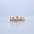 Anillo Tiara Punteada 1.6gr / T6 / Oro Amarillo 18K &
