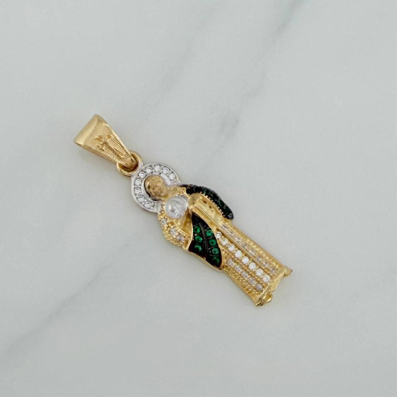 Dije San Judas Tadeo 2.75 g / 3.5 cm Tres Oros 18K