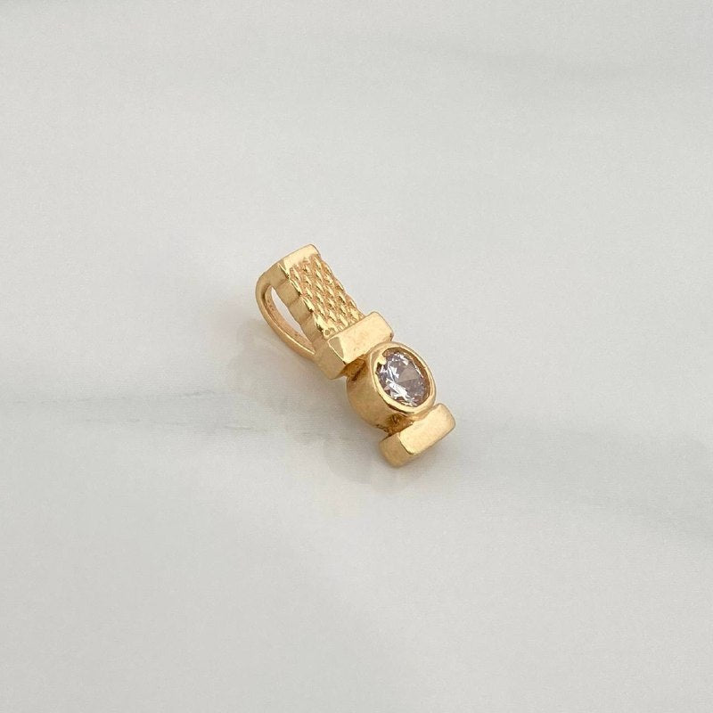 Dije Amuleto Malla 1.35gr / 1.5cm / Oro Amarillo 18K &