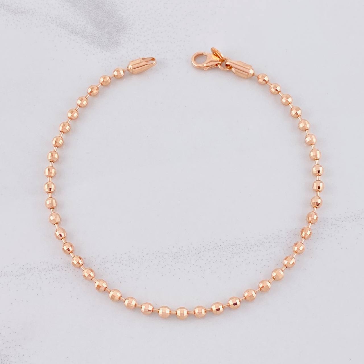 Pulso Militar 5.25g / 20.2cm / 2.9mm Oro Rosa 18K