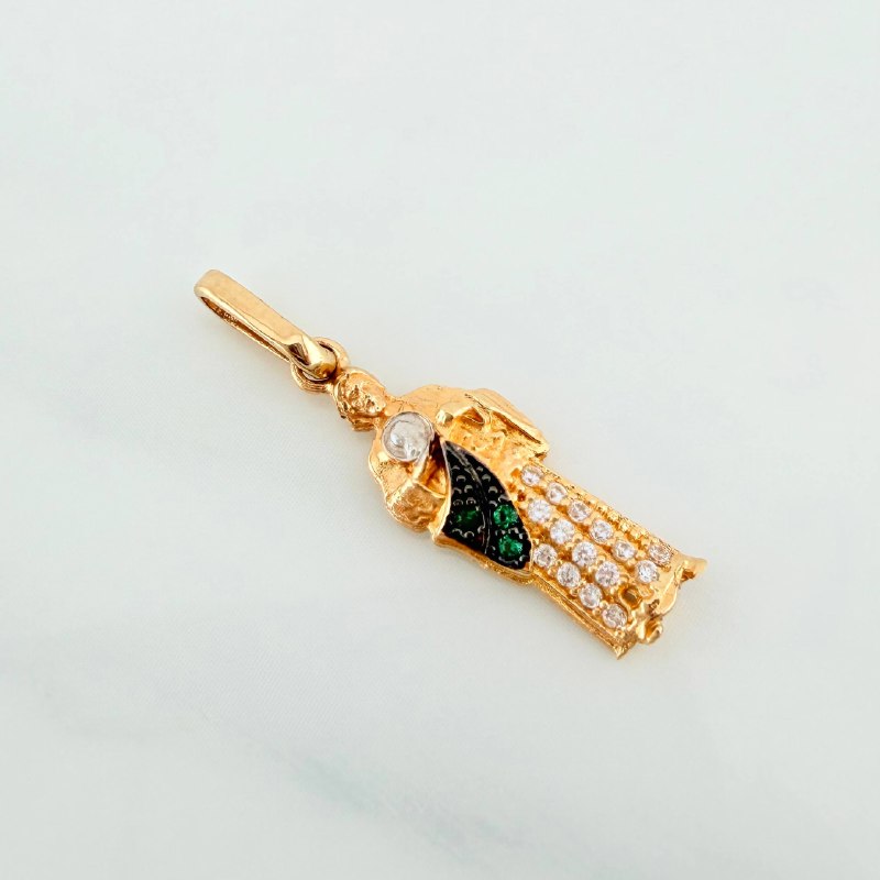 Dije San Judas 1.15 g / 2.5 cm Tres Oros 18K