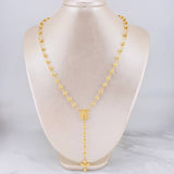 Rosario Virgen Milagrosa 13.7g /60 cm/ 6mm Oro Amarillo 18K