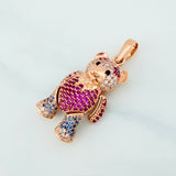 Dije Oso Articulado 11.25 g / 4.1 cm Oro Rosa 18K