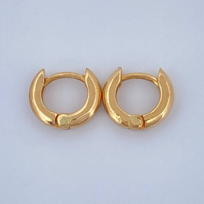 Candongas Lia 1.5gr / 0.9cm / Oro Amarillo 18K $