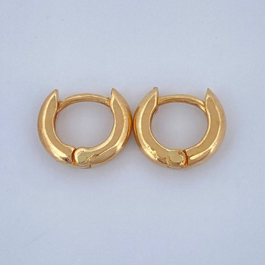 Candongas Lia 1.5gr / 0.9cm / Oro Amarillo 18K $