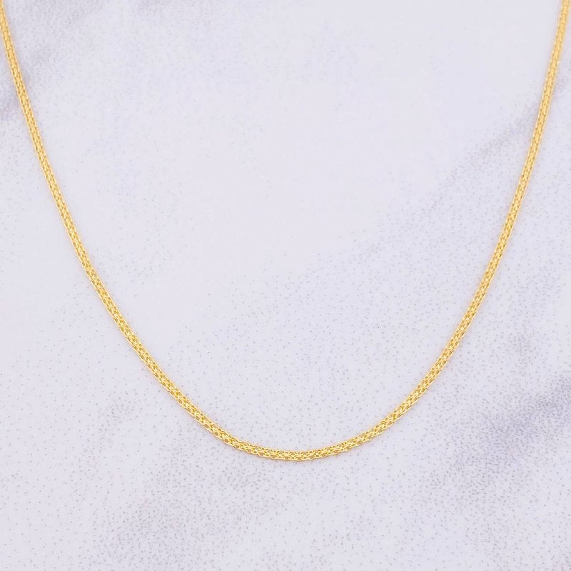 Cadena China 3.85g / 60cm / 1.65mm Oro Amarillo 18K
