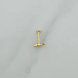 Piercing Estrella Cardenal 0.55 g / 0.9 cm Oro Amarillo 18K