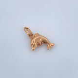 Dije Delfin 0.4gr / 1.9cm / Oro Rosa 18K &