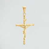 Dije Cruz Cristo 1.7 g / 4.9 cm Oro Amarillo 18K