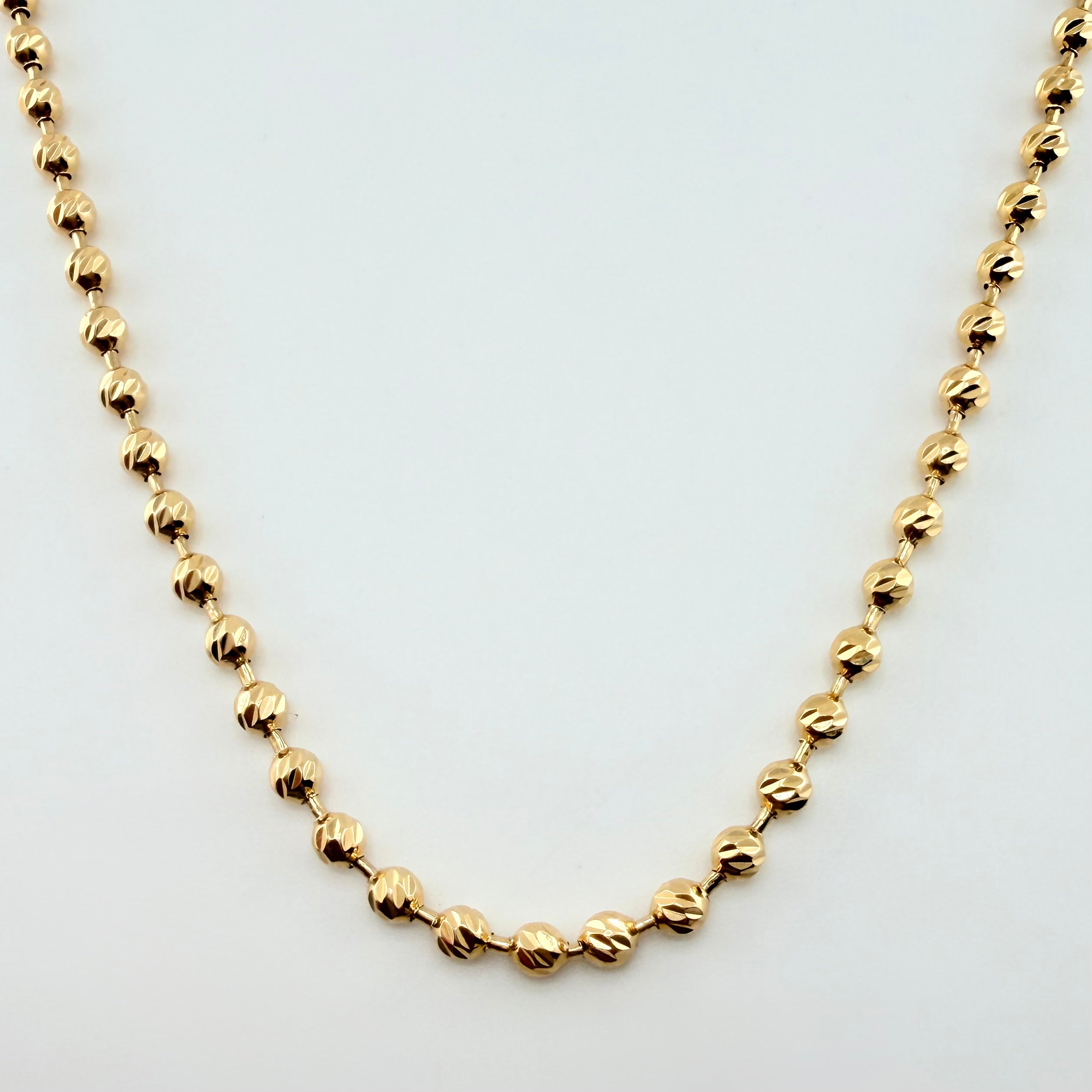 Cadena Militar 22.6gr / 60cm / 3.8mm Oro Amarillo +3 18K ©