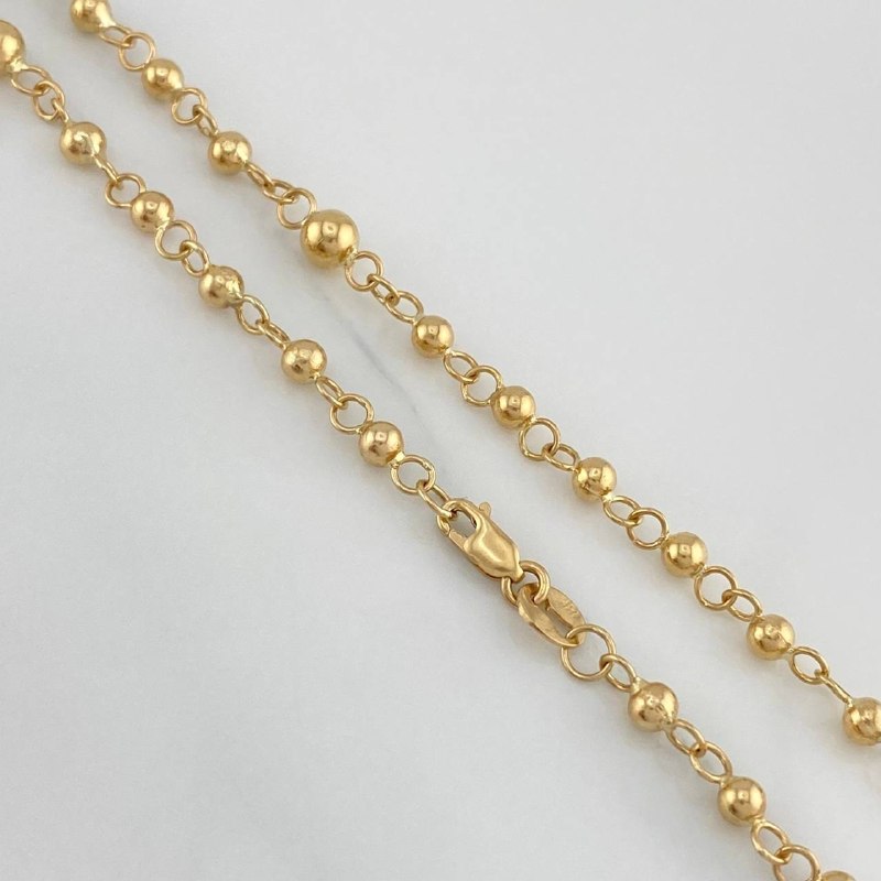 Rosario Milagrosa 6.25 g / 46 cm / 2.8 mm Oro Amarillo 18K