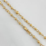 Rosario Milagrosa 6.25 g / 46 cm / 2.8 mm Oro Amarillo 18K