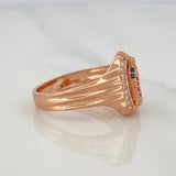 Anillo Virgen De Guadalupe 4.2 g / T8 3/4 Oro Rosa 18K