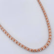 Cadena Ice 12.5gr / 61cm / Dos Oros Blanco Rosa +4 14K Italy &